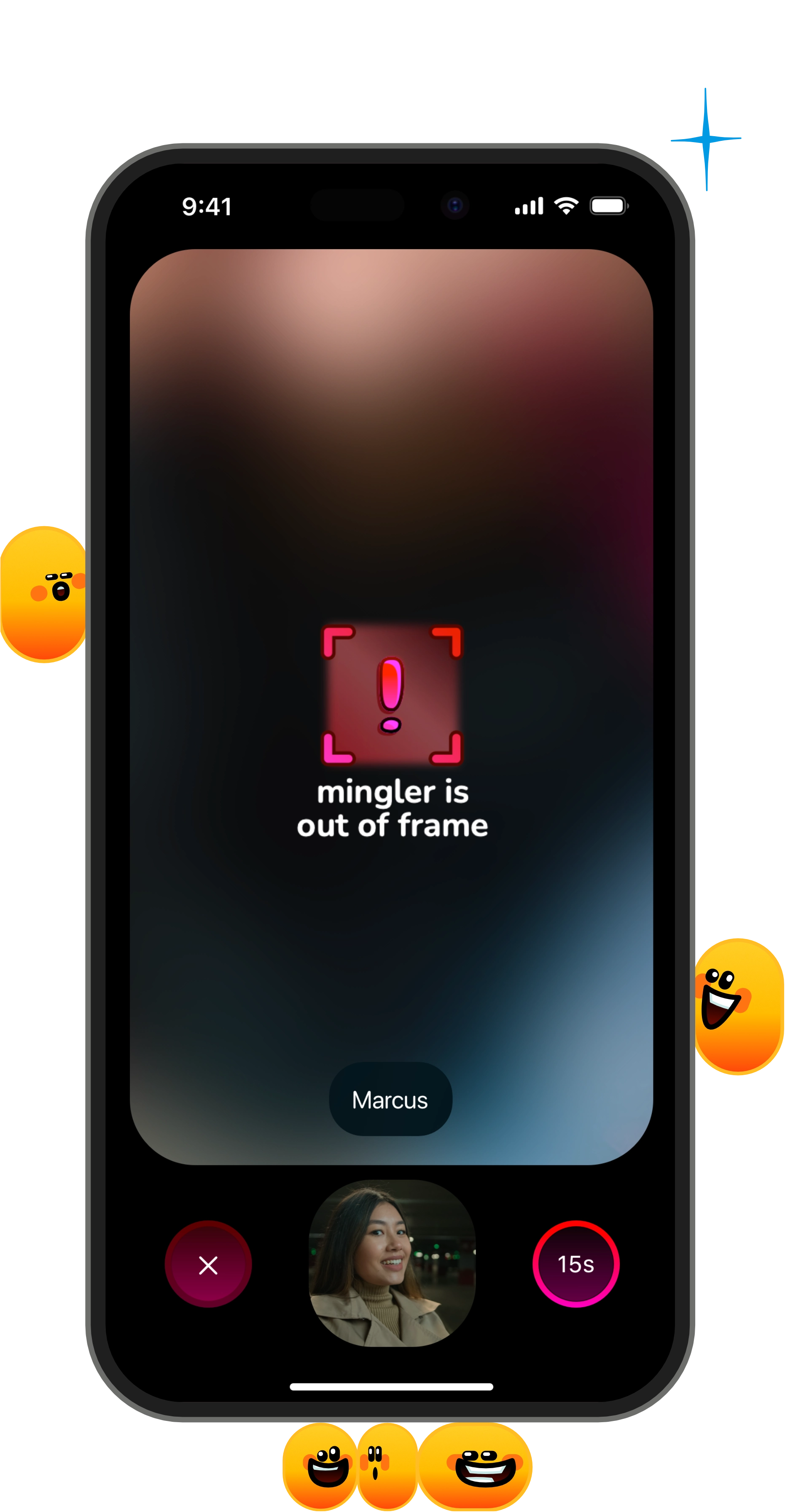 Mingle safety and reporting tools on iPhone