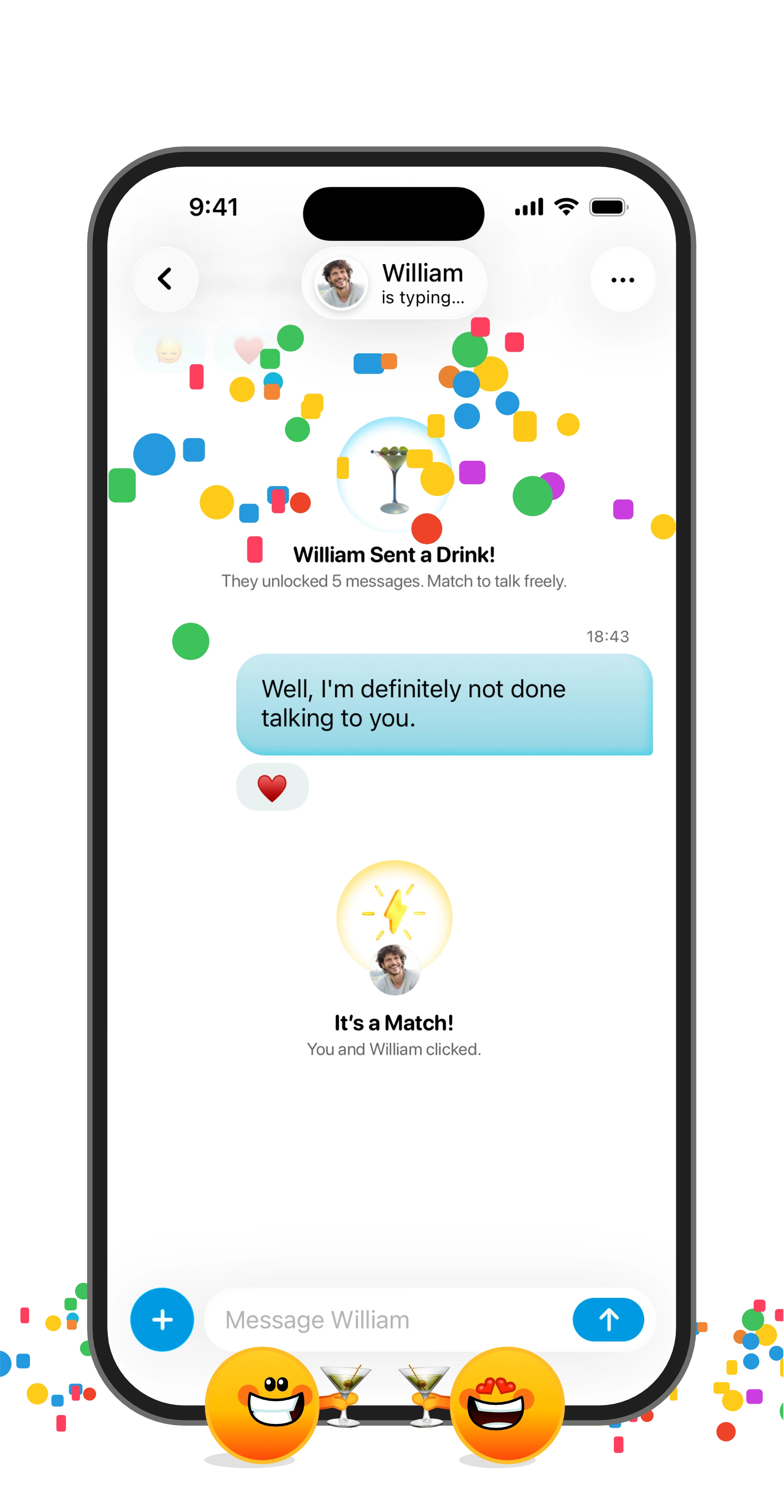 Mingle match with chat limits removed